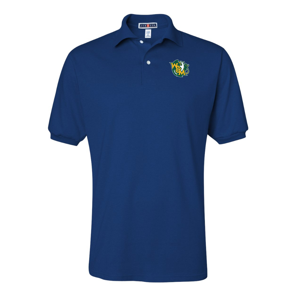 Men's William and Mary Tribe  JERZEES  SpotShield polo